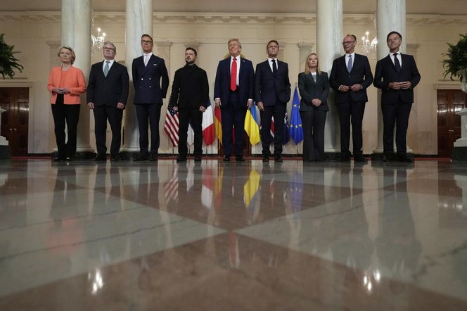 Rozmowy Trumpa z Zełenskim i liderami europejskimi w Białym Domu