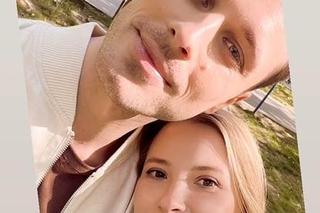 Barwy szczęścia na planie nowy sezon. Sofia (Valeri Guliaieva), Cezary Rawicz (Marcel Opaliński)