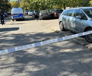 Uszkodzone samochody na Mokotowie