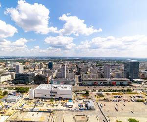 Budowa Muzeum Sztuki Nowoczesnej i placu Centralnego w 2023 r.