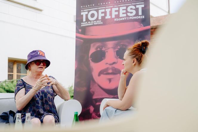 Katarzyna Figura na festiwalu Tofifest w Toruniu 2024