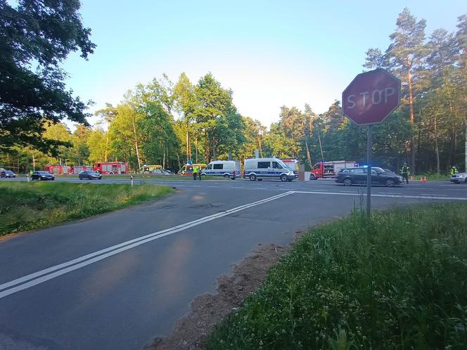 Wypadek na trasie DK1 w Kobiórze. Są ranni