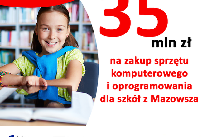 200 mazowieckich szkół weźmie udział w projekcie samorządu województwa