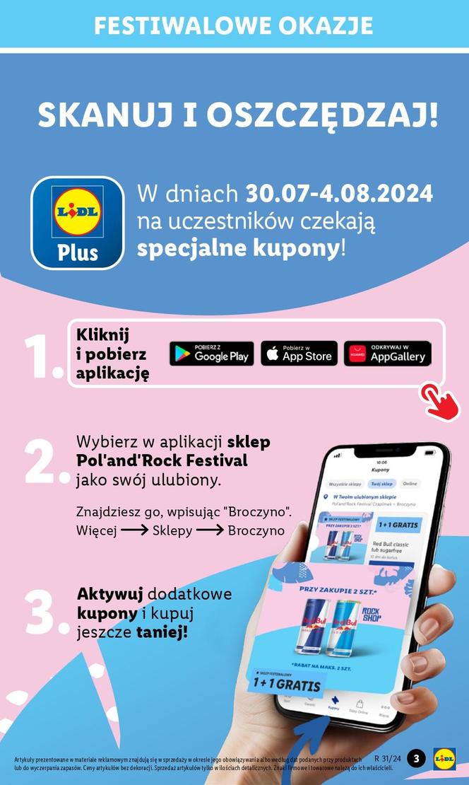 Rockowa Wyspa Lidla, promocje 