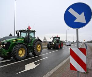 Protest rolników w Medyce