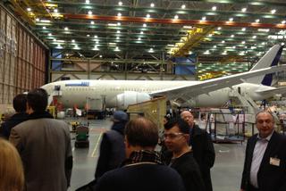 Dreamliner tuż przed startem