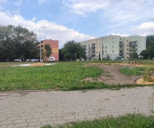 Park kieszonkowy powstający przy ul. Wyszyńskiego w Siedlcach