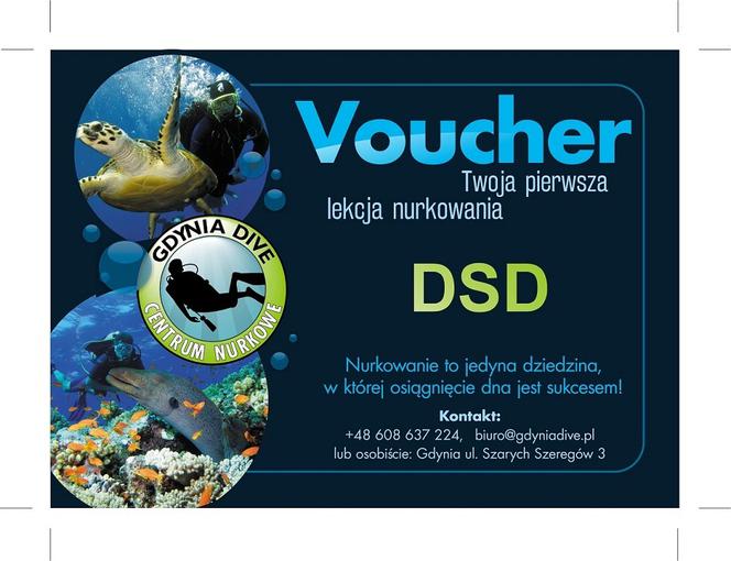 Gdynia DIVE - VOUCHER na lekcję nurkowania DSD.