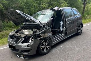 Wypadek na DW698 pod Mordami