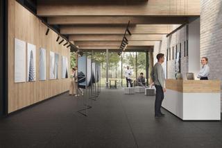 Wizualizacja nowego pawilonu SGH na Polu Mokotowskim w Warszawie