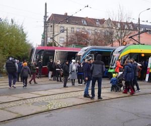 Katarzynki 2024 - wystawa tramwajów przy historycznej zajezdni przy ulicy Madalińskiego