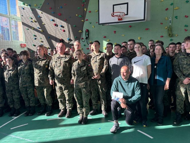 Aleksandra Mirosław z wizytą w Zespole Szkół nr 2 w Nowym Sączu