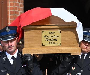 Pogrzeb druha Krystiana Dułaka. Wzruszająca ceremonia w Sierakowicach