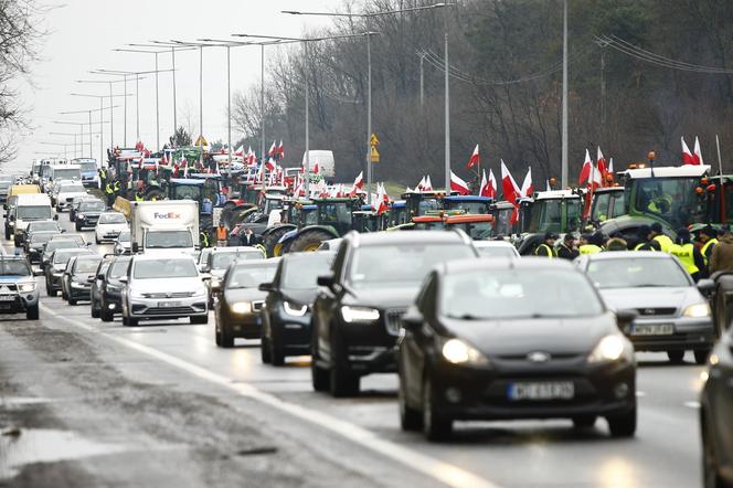 Strajk generalny rolników w Warszawie