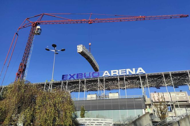 Wymiana dachu Exbud Arena Kielce