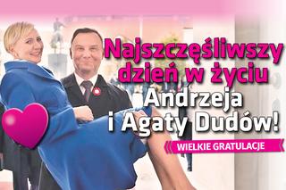 Najszczęśliwszy dzień w życiu Andrzeja i Agaty Dudów! Wspaniała wieść. Gratulacje!