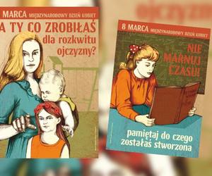 Prowokujace plakaty rozwieszone w Olsztynie na Dzień Kobiet. A ty co zrobiłaś dla rozkwitu ojczyzny? [ZDJĘCIA]