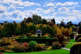 Ogrody Kapias w październikowej szacie wyglądają pięknie