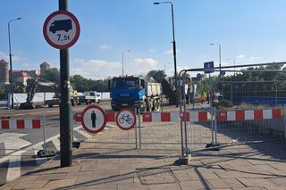 Remont mostu Grunwaldzkiego w Krakowie