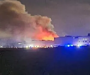 Strażacy z Siedlec i regionu walczyli z ogromnym pożarem w powiecie wołomińskim