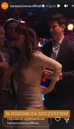 Barwy szczęścia. Agata (Natalia Zambrzycka), Justin (Jasper Sołtysiewicz)