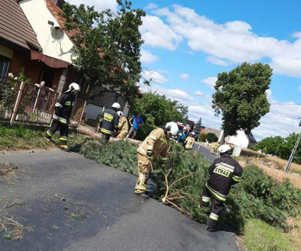 Burza pod Głubczycami przyszła nagle. Nagranie robi wrażenie