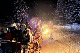 Andrzej Duda na kuligu