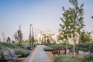 Park nad tunelem POW na Ursynowie - nowy odcinek otwarty na początku września 2025