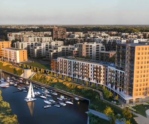Wrocław: Port Popowice z kolejnym etapem budowy. Blisko 250 nowych mieszkań z widokiem na Odrę i marinę 