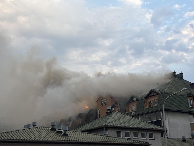 Pożar w Ząbkach (3.07.2025)
