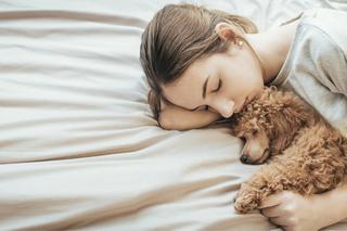 Pies śpi z tobą w łóżku? Ekspertka przestrzega