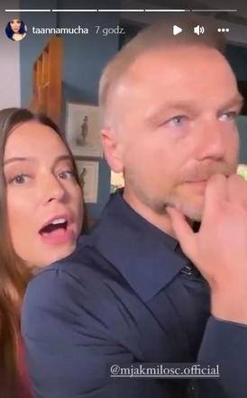 M jak miłość. Magda (Anna Mucha), Andrzej (Krystian Wieczorek)