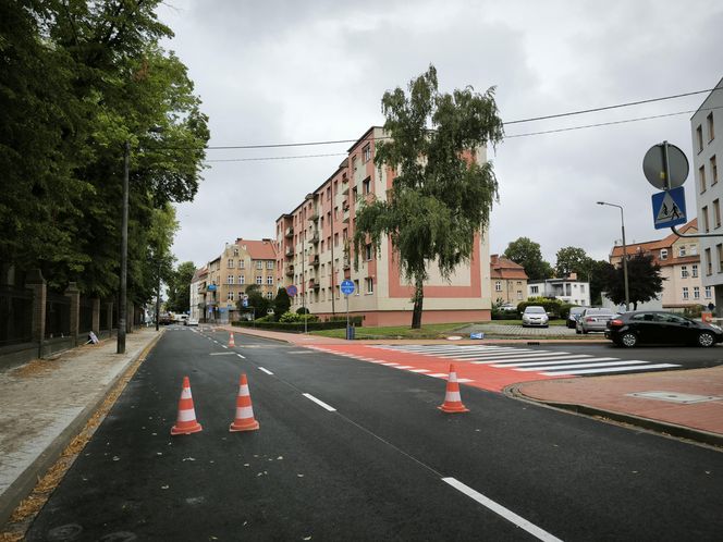 Końcówka remontu ulicy Racławickiej w Lesznie 