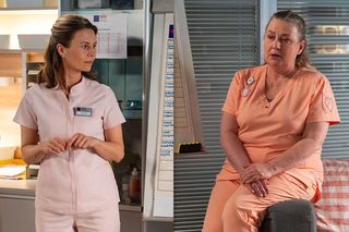 	Na dobre i na złe odc. 957.  Jadzia (Aldona Jankowska), Kinga Lipska (Magdalena Kumorek)