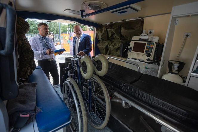 Bydgoska karetka trafi na front! Będzie służyć żołnierzom w Ukrainie