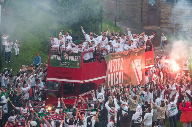 Mistrzowska feta Legii Warszawa