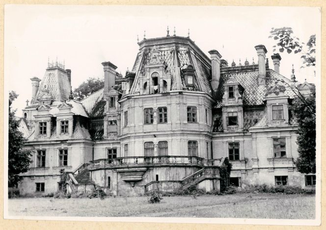  Guzów od stony parku - 1977 r.