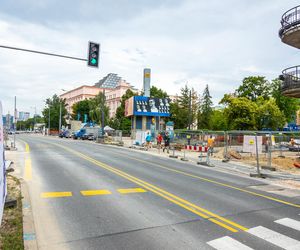 Budowa tramwaju na Rakowieckiej w Warszawie
