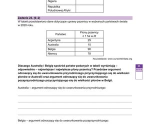 Matura 2025 geografia - odpowiedzi, arkusz CKE  15.05.2025 - Formuła 2023	