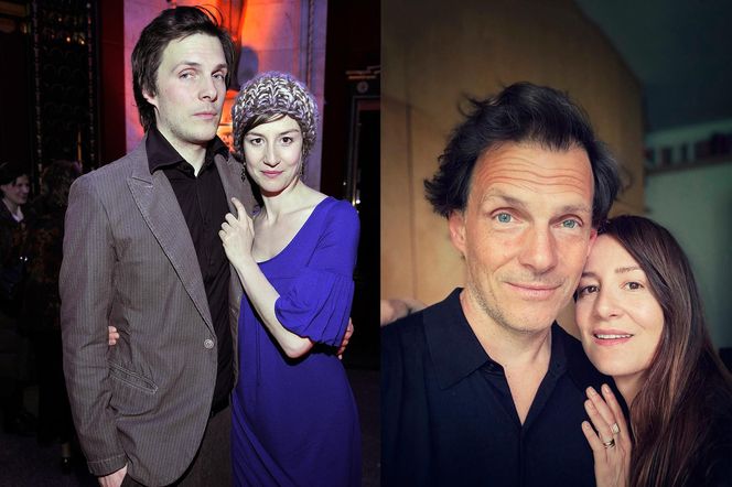 Maja Ostaszewska z partnerem