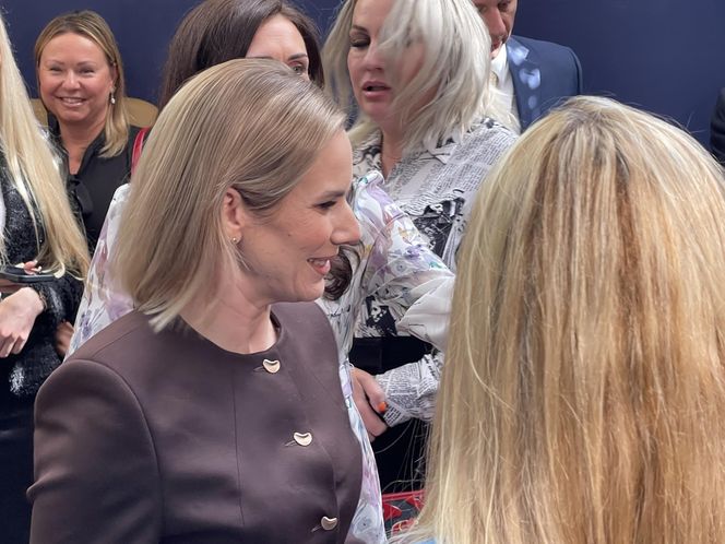 Pierwsza dama Marta Nawrocka w Pierożku na Greenpoincie