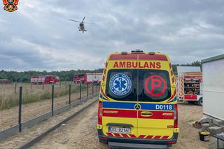 Dwóch mężczyzn uwięzionych w studni. Jeden był nieprzytomny
