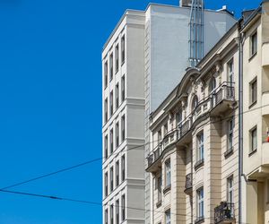 Dawny „szkieletor” przy placu Politechniki 4 w Warszawie