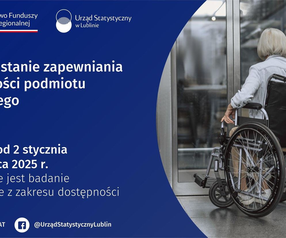 Badanie stanu dostępności - plakat 