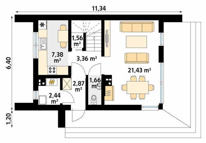 Dom do 70m2 bez pozwolenia - zdjęcia. Zobacz najlepsze projekty z kolekcji Muratora