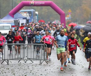 Bieg Bądź aktywny - przegoń raka. 6. edycja w Katowickim Parku Leśnym