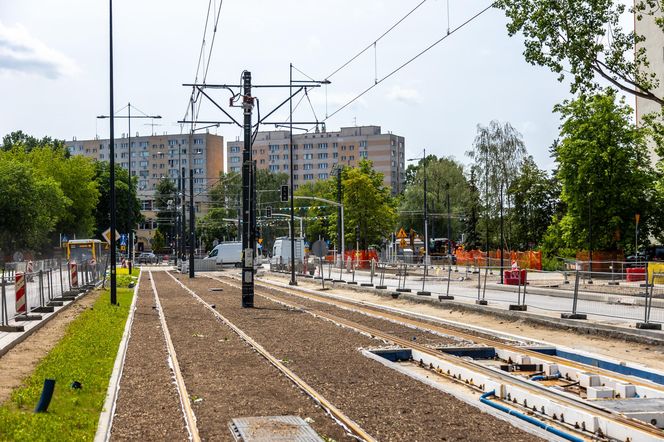Tramwaj na Stegny w Warszawie