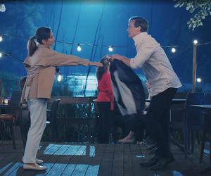 M jak miłość odc. 1887. Olek (Maurycy Popiel), Aneta (Ilona Janyst)