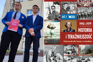 Cała książka jest zła. Młoda lewica z Leszna protestowała dzisiaj (01.09) przeciwko podręcznikowi do nowego przedmiotu Historia i Teraźniejszość