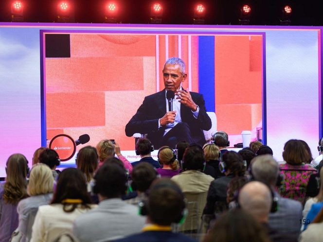 Barack Obama w Poznaniu podczas Impact 2025